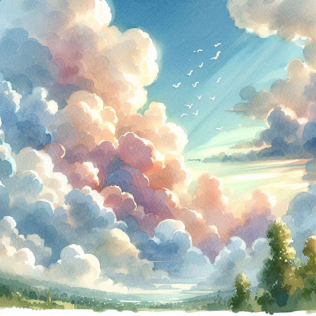 OmotzArt 夏の雲はどこまでも